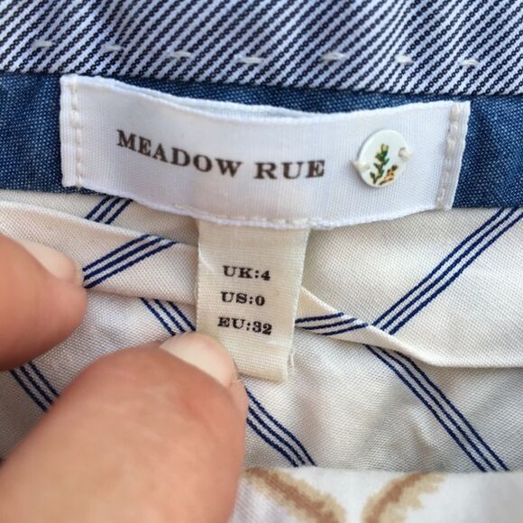 Meadow Rue x Anthropologie shorts. Sz 0 - Picture 4 of 4